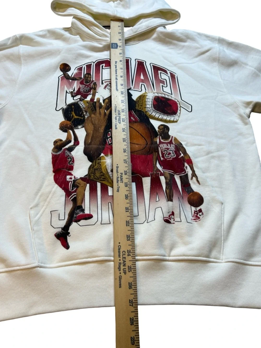 Nike Air Jordan Michael Jordan Graphic‎ Hoodie Cream Mens Medium HJ4396-133 NWT